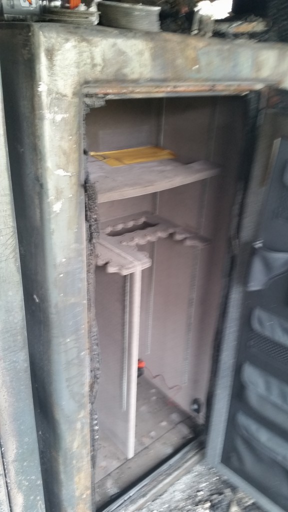 Guns In Safe Survive Home Fire
