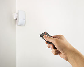unmonitored home alarm